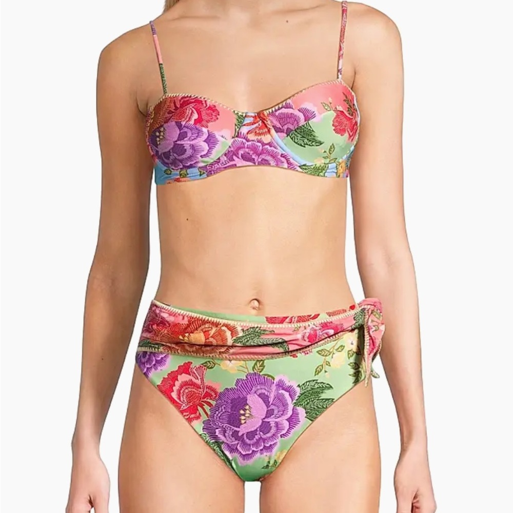 FARM Rio Flower Scarves Bikini Set